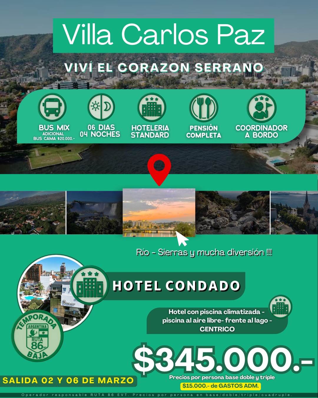 Paquetes Turisticos por Argentina Promociones en Ramos Mejia