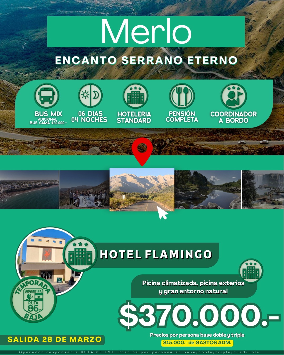 Paquetes Turisticos Zona Oeste