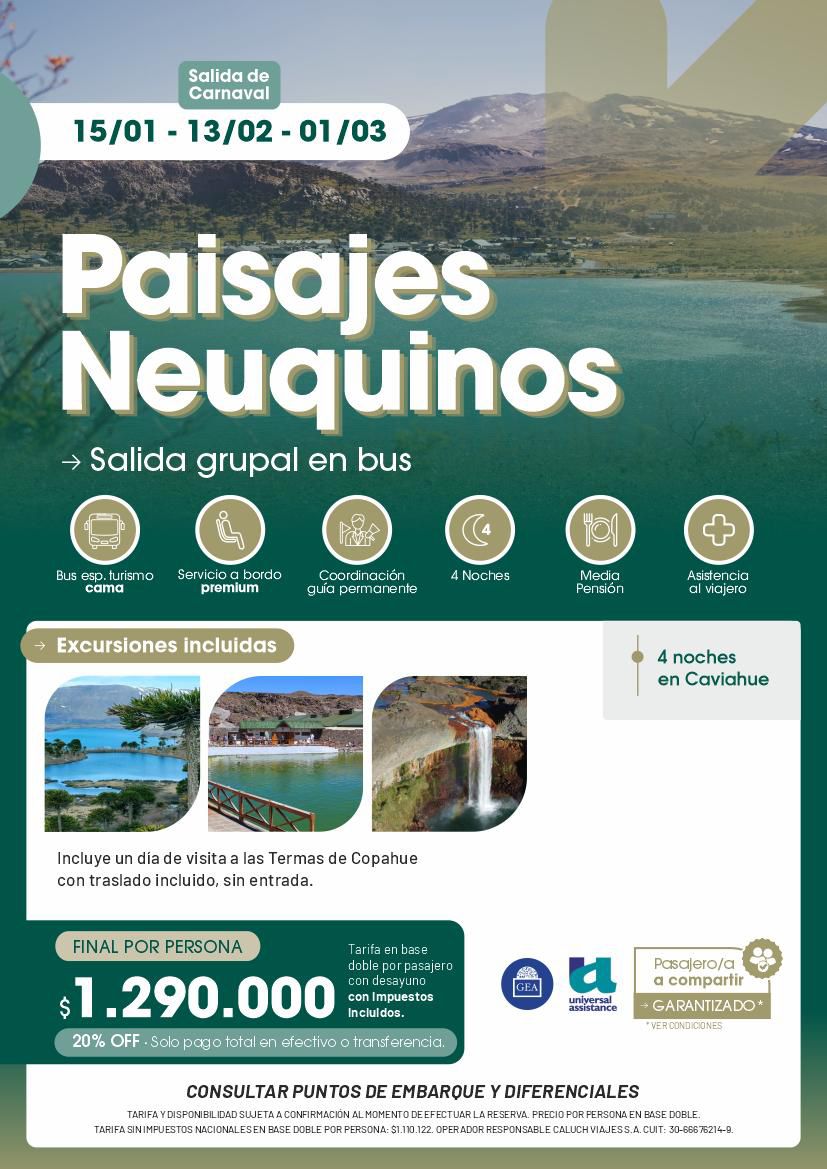 Agencias de Turismo Promociones por Argentina
